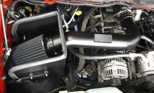 Dodge Ram 2500 SLT Performance Air Intake - K&N Engineering - Blackhawk - Black - `03-`08